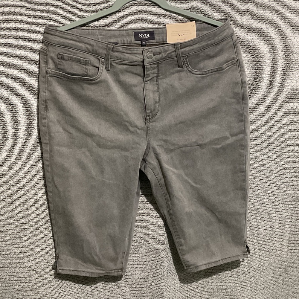 NYDJ Charcoal Jean Shorts